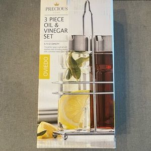 NIB 3PC Oil & Vinegar Set